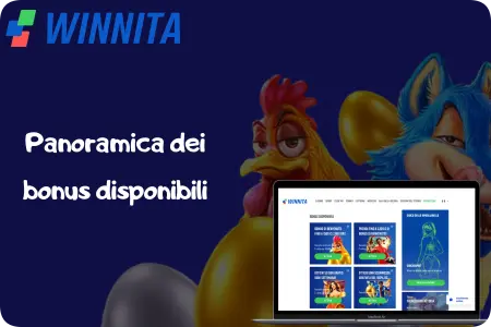 catalogo promozioni e panoramica dei bonus disponibili su Winnita
