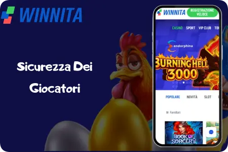sistemi di sicurezza e tutela dei giocatori su Winnitacasinò